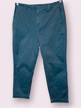 NWT Gap Slim Ankle Chino Pants Gray-Blue Size 12
